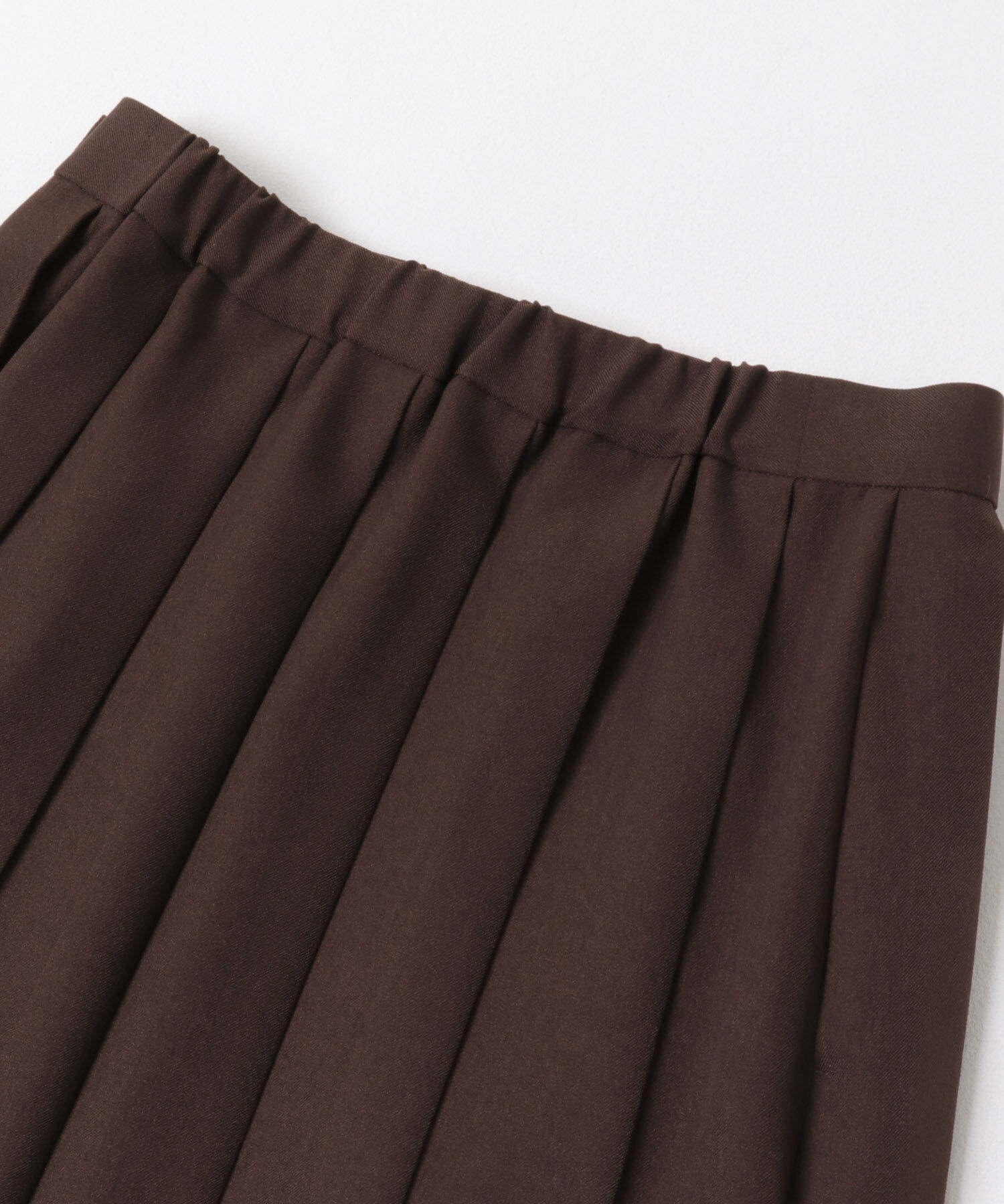 URBAN RESEARCH DOORS「『UR TECH SMOOTHLUXE』片ヒダプリーツスカート」|スカート|