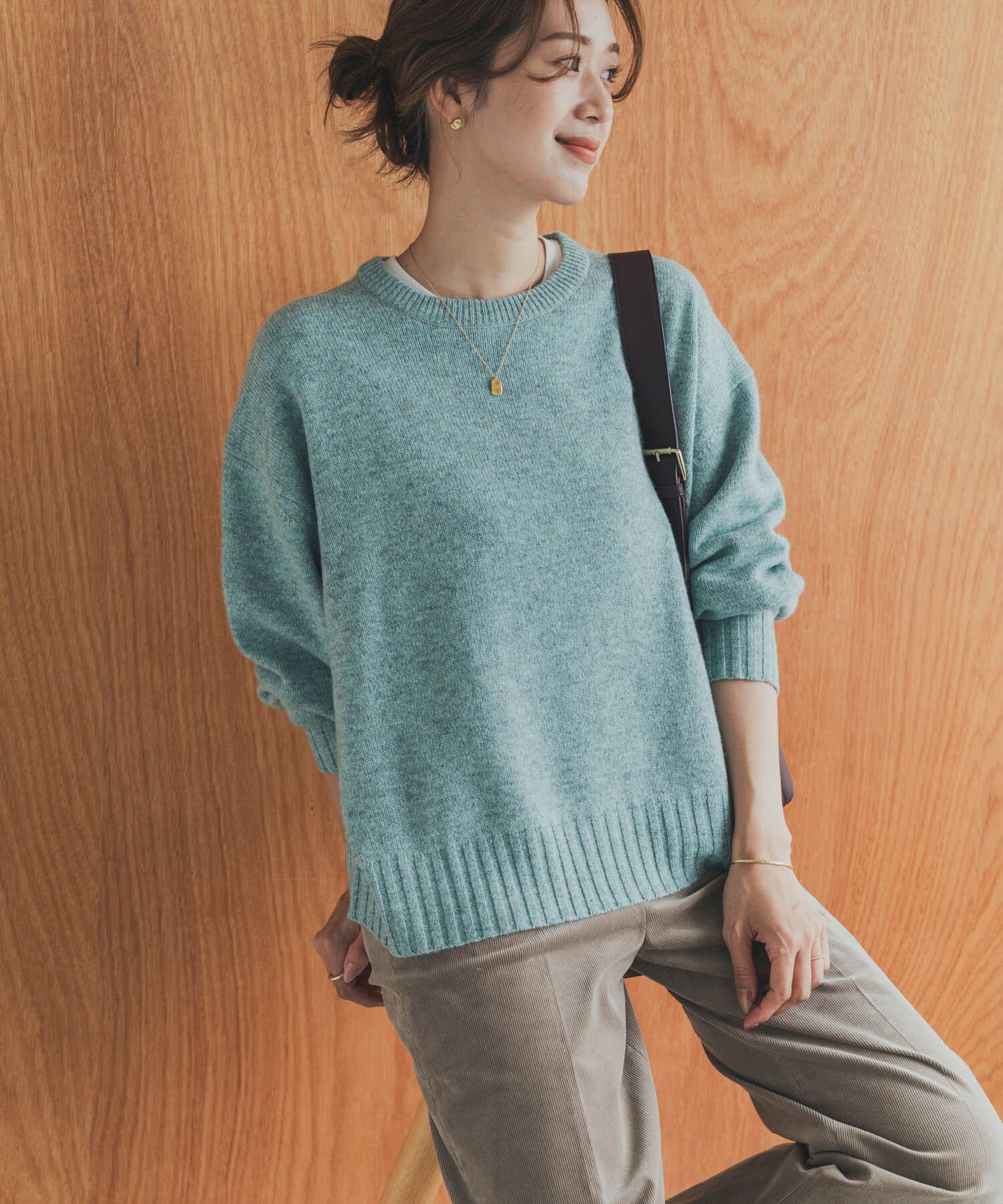 URBAN RESEARCH DOORS「ハミルトンウールクルーワイドプルオーバー」|ニット・セーター|