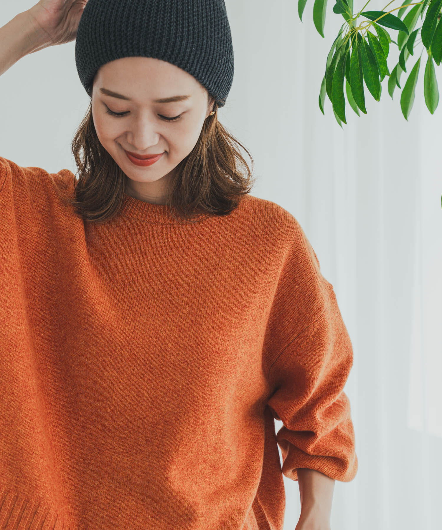 URBAN RESEARCH DOORS「ハミルトンウールクルーワイドプルオーバー」|ニット・セーター|