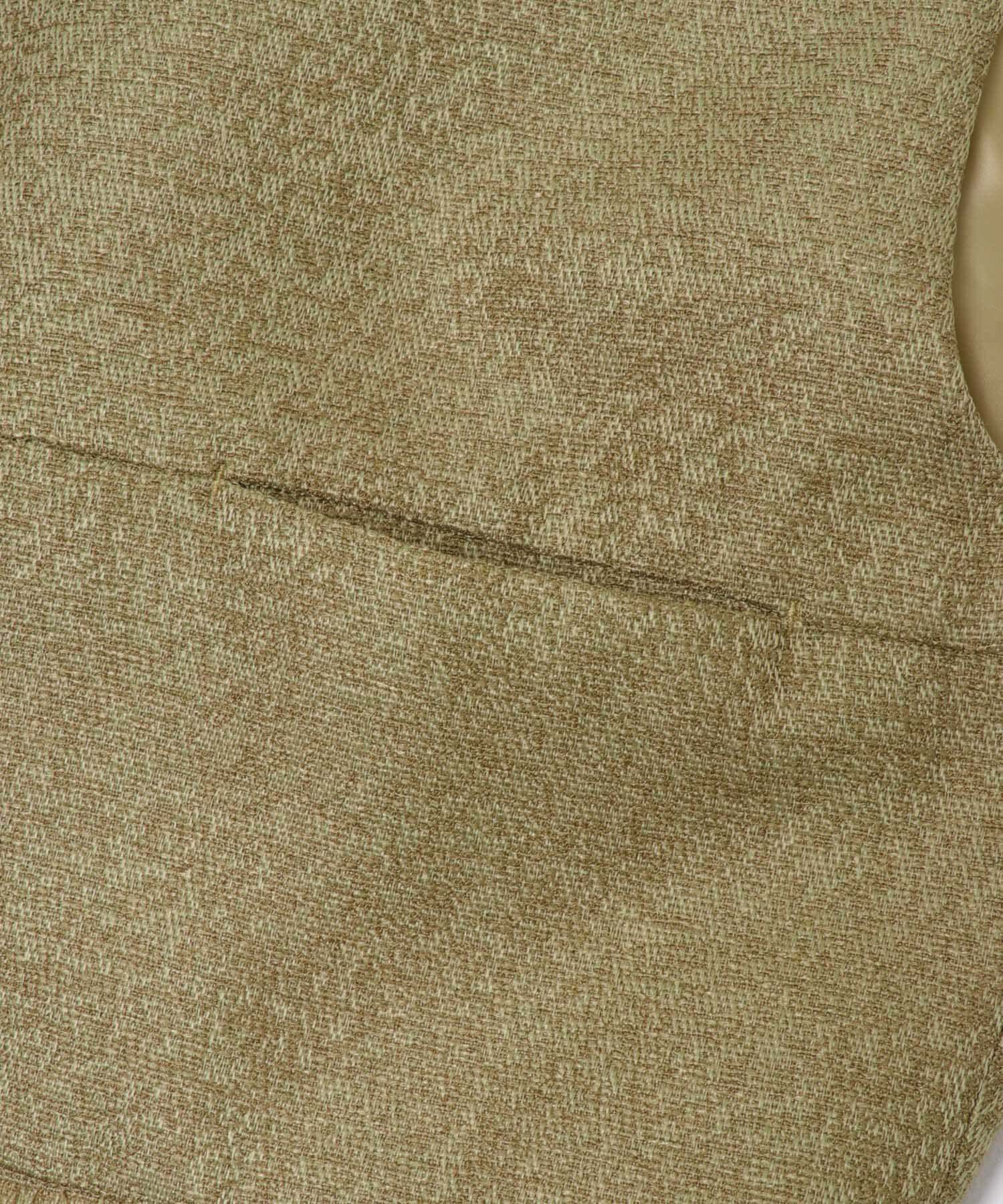 URBAN RESEARCH ROSSO「CHIGNON　ツイードショートベスト」|ベスト・ジレ|