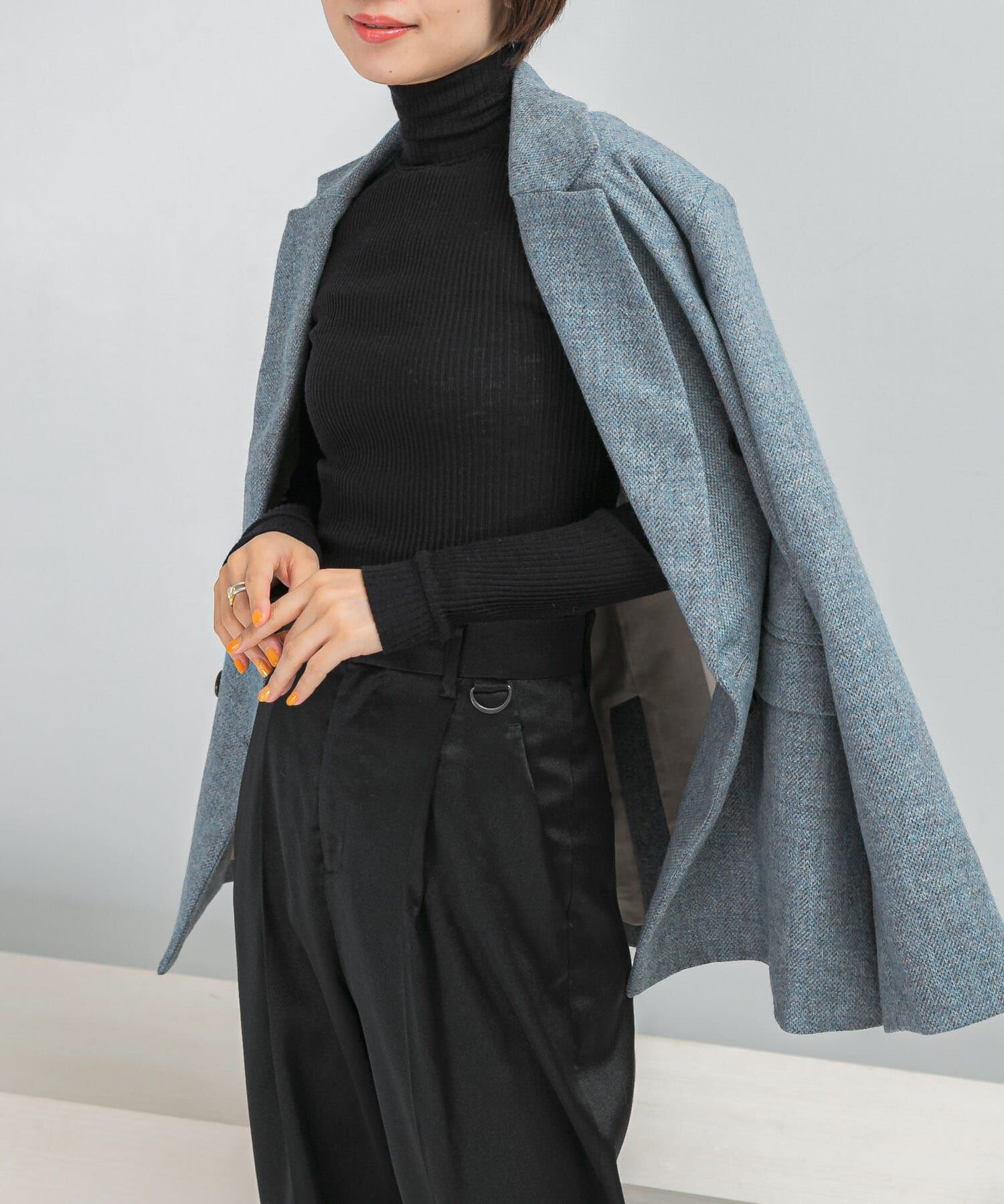 URBAN RESEARCH ROSSO「GICIPI　PRUGNA」|ニット・セーター|ブラック