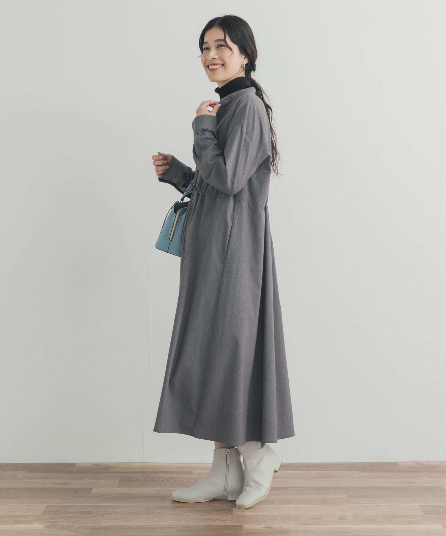 URBAN RESEARCH DOORS「ドロストリボンフレアワンピース」|ワンピース|