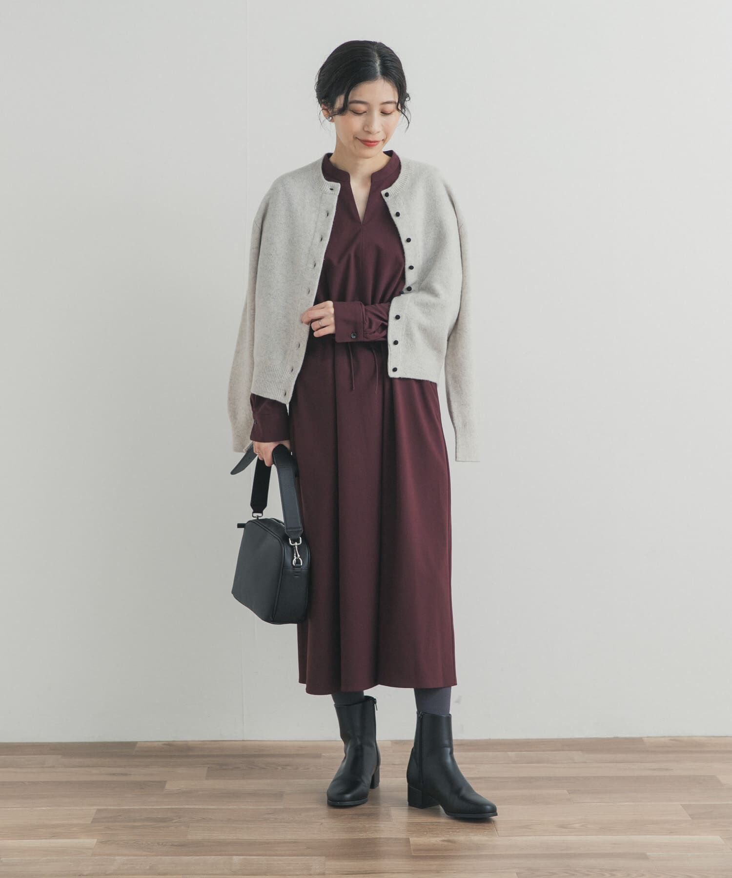 URBAN RESEARCH DOORS「ドロストリボンフレアワンピース」|ワンピース|