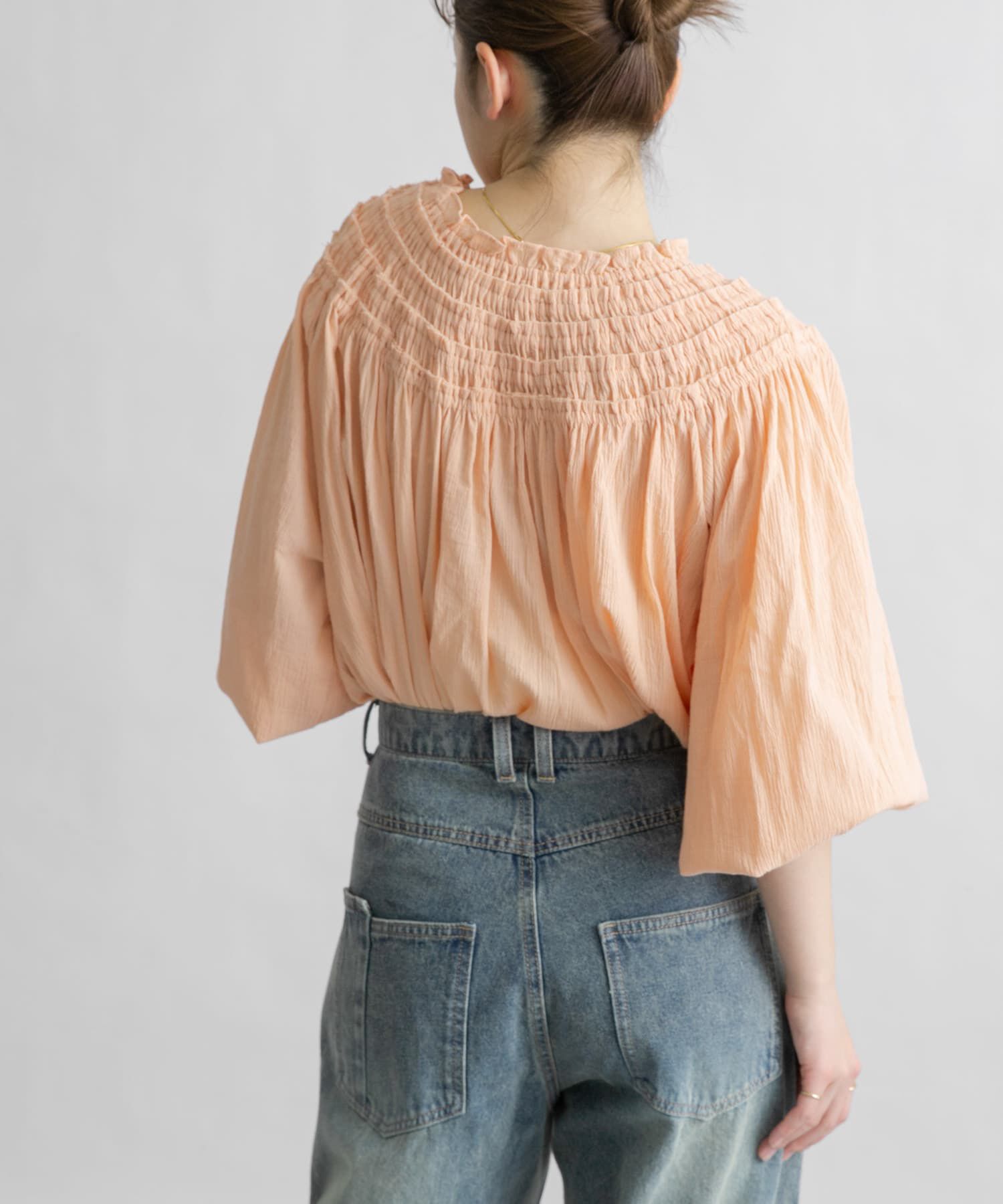  「2WAYシャーリングブラウス」|シャツ・ブラウス|