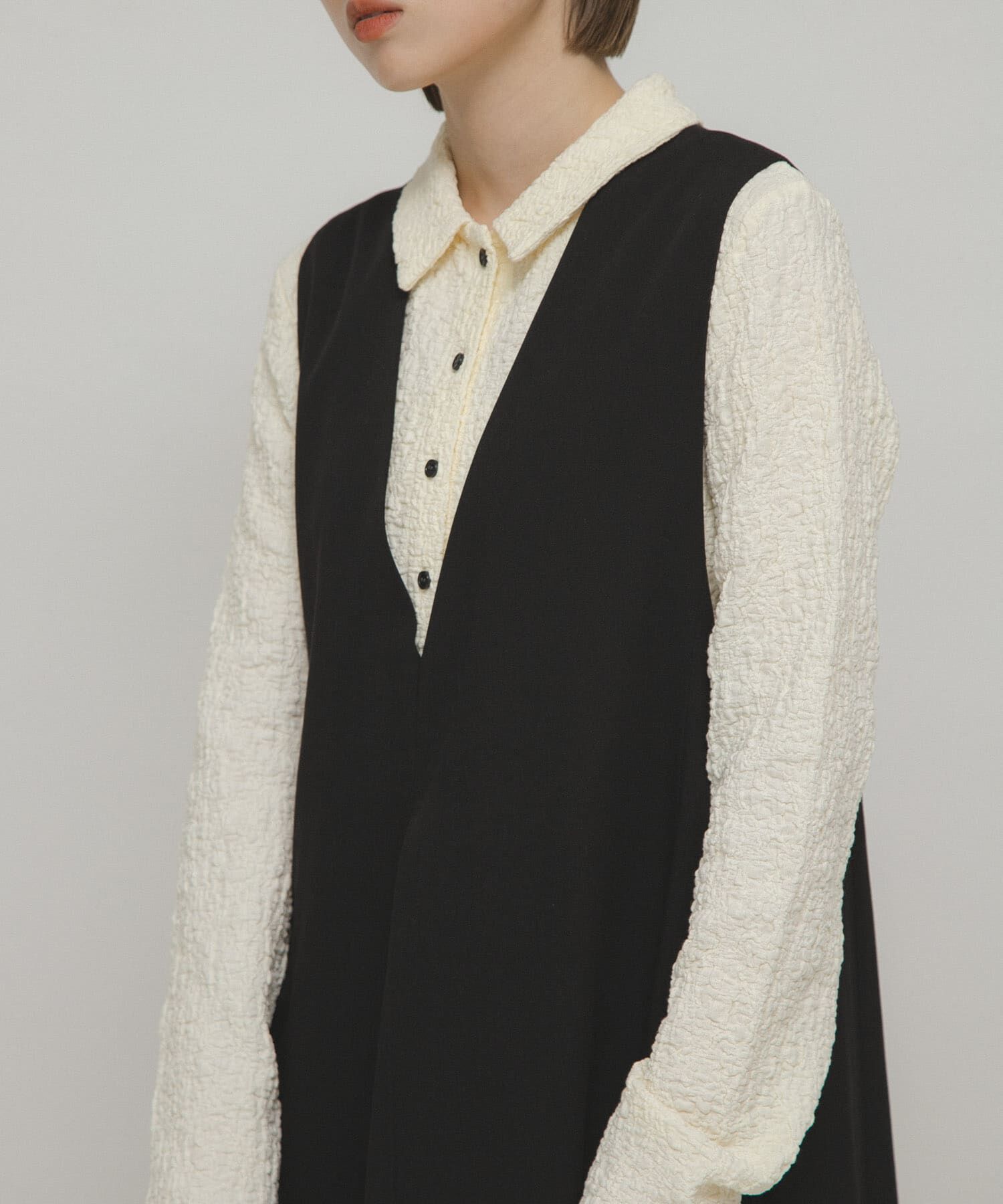  「ポコポコジャガードシャツ」|シャツ・ブラウス|