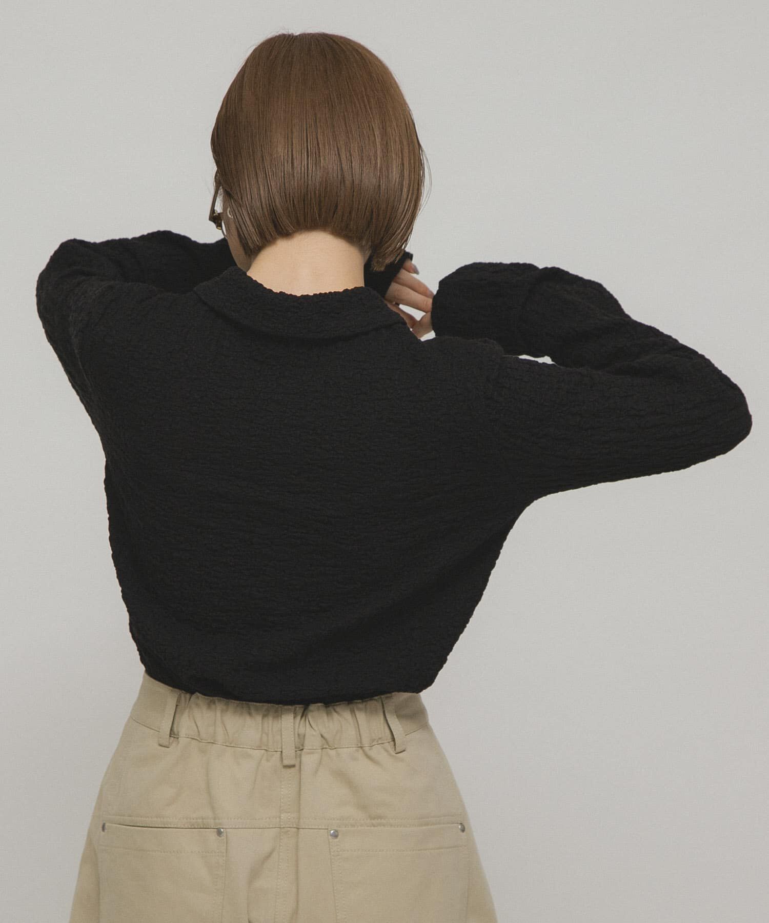  「ポコポコジャガードシャツ」|シャツ・ブラウス|