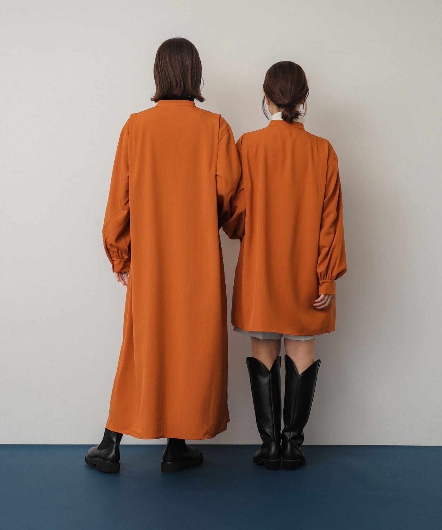 SENSE OF PLACE by URBAN RESEARCH「『Shortサイズあり』タックシャツワンピース」|ワンピース|