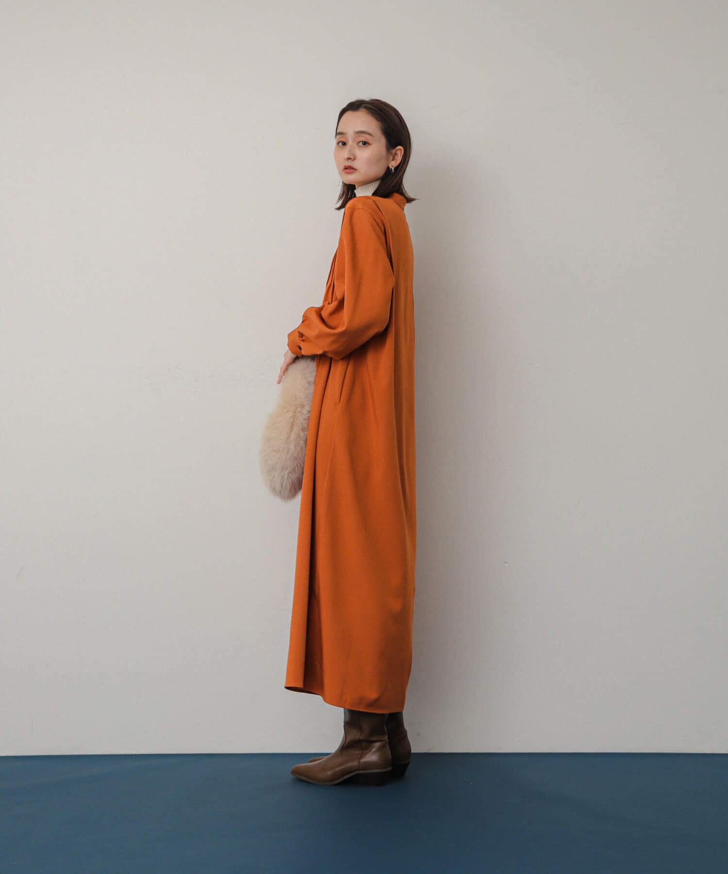 SENSE OF PLACE by URBAN RESEARCH「『Shortサイズあり』タックシャツワンピース」|ワンピース|