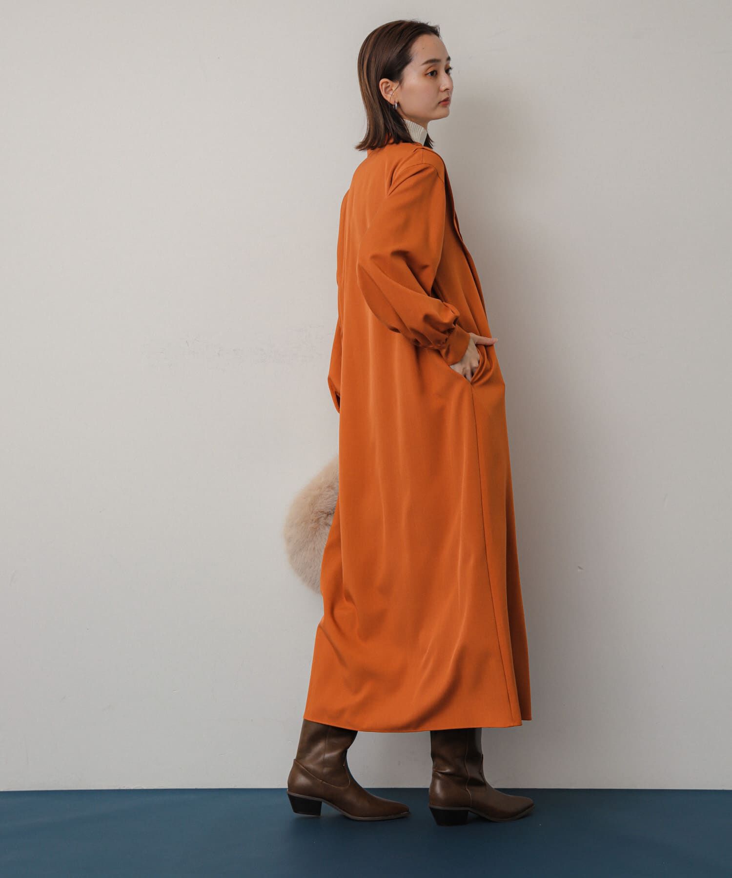SENSE OF PLACE by URBAN RESEARCH「『Shortサイズあり』タックシャツワンピース」|ワンピース|