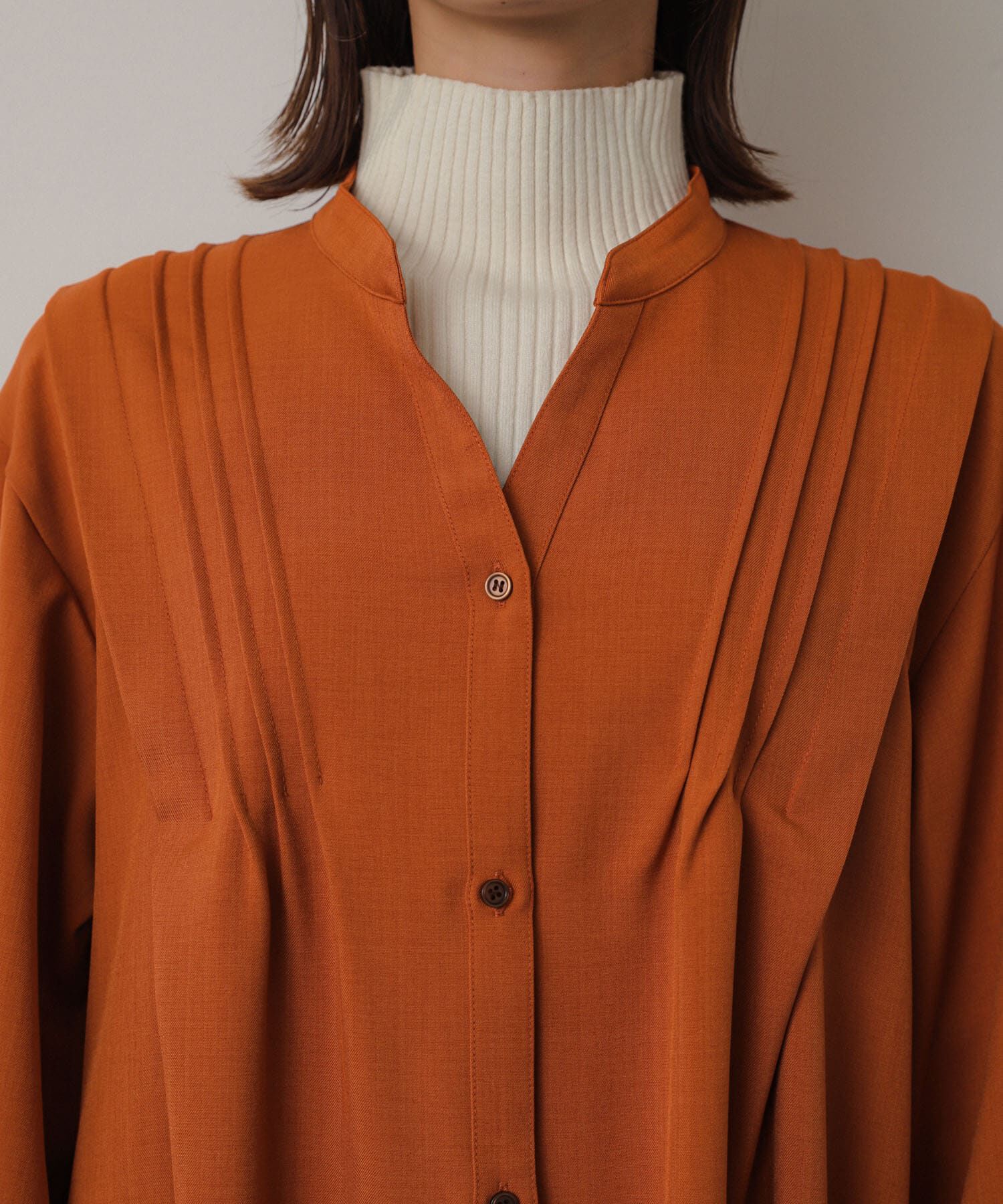 SENSE OF PLACE by URBAN RESEARCH「『Shortサイズあり』タックシャツワンピース」|ワンピース|