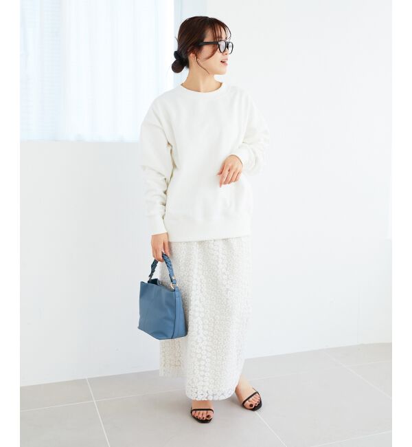 le.coeur blanc「《手洗い可能》2WAYカラースウェット」|スウェット・ジャージ|