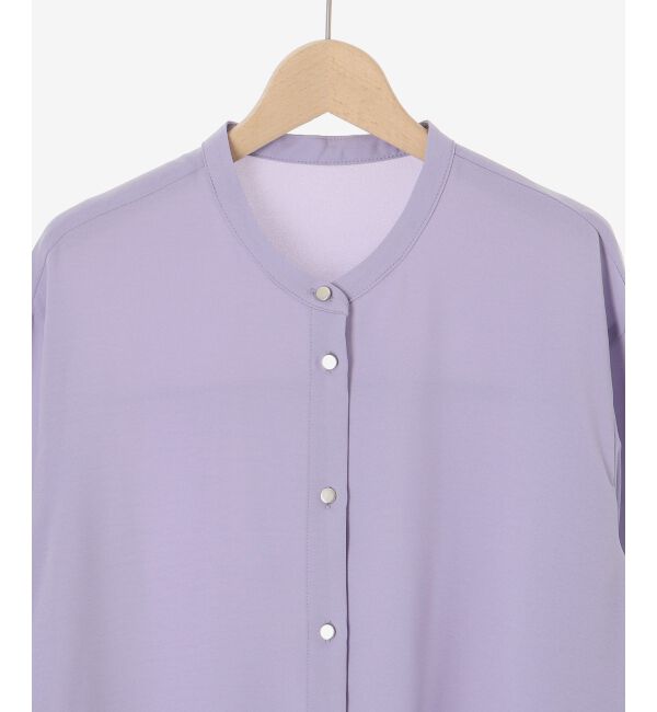  「2WAYジョーゼット長袖ブラウス」|シャツ・ブラウス|