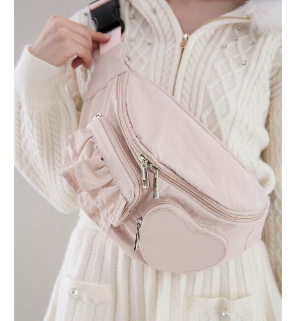  「ハート&times;フリルウエストポーチ」|その他|