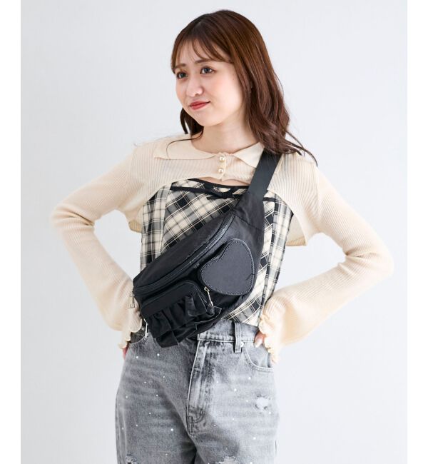  「ハート&times;フリルウエストポーチ」|その他|