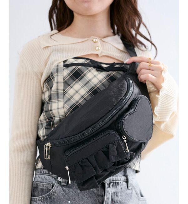  「ハート&times;フリルウエストポーチ」|その他|