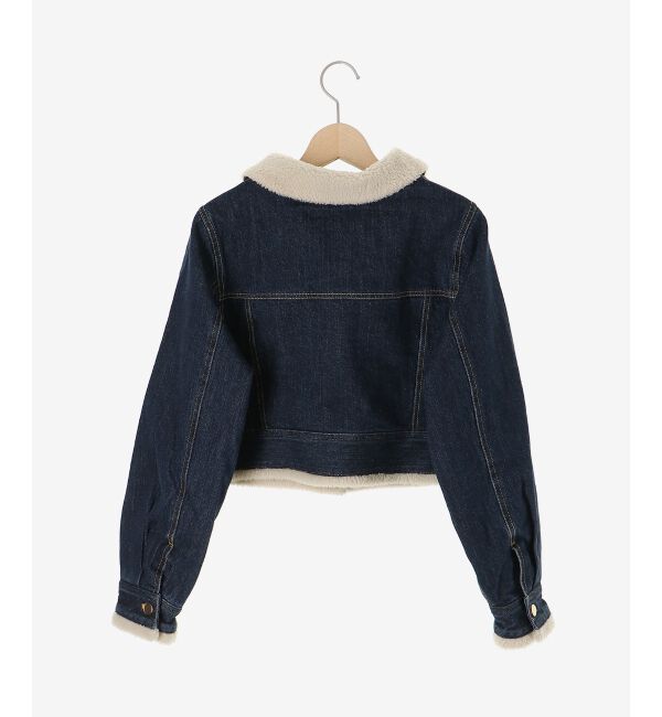  「ボアトリムクロップドジャケット」|その他|