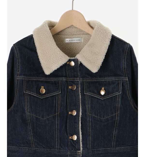  「ボアトリムクロップドジャケット」|その他|