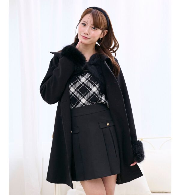  「&infin;リボンボレロドッキングニット」|ニット・セーター|