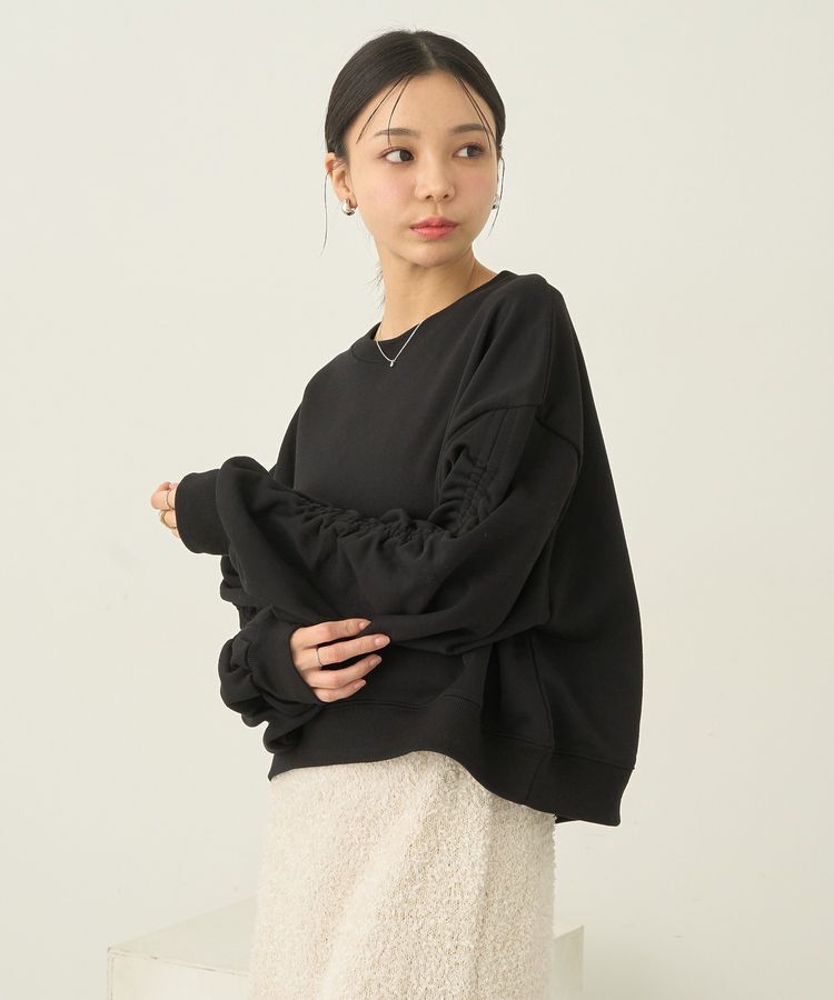 earth music&ecology「ドロストスリーブスウェット」|スウェット・ジャージ|