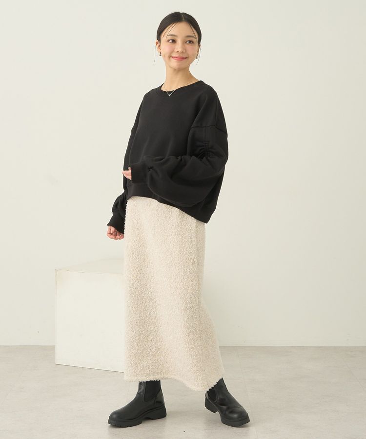 earth music&ecology「ドロストスリーブスウェット」|スウェット・ジャージ|