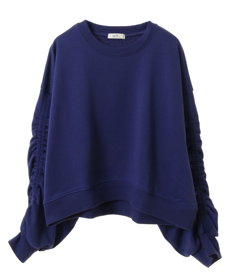 earth music&ecology「ドロストスリーブスウェット」|スウェット・ジャージ|Royal Blue