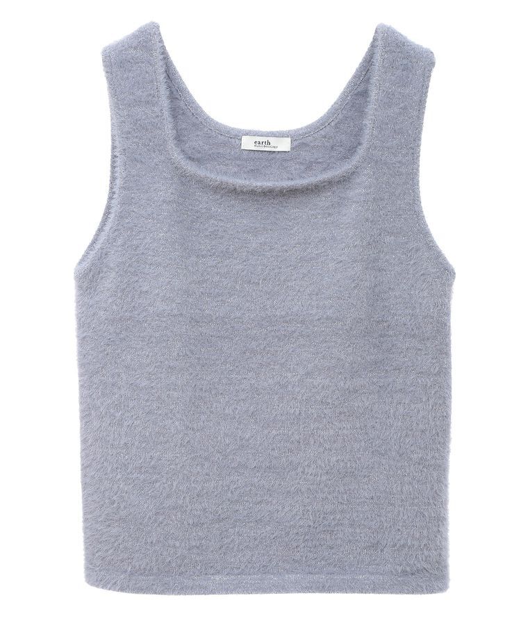 earth music&ecology「SET2点ラメフェザーカーディガン+インナー」|カーディガン|