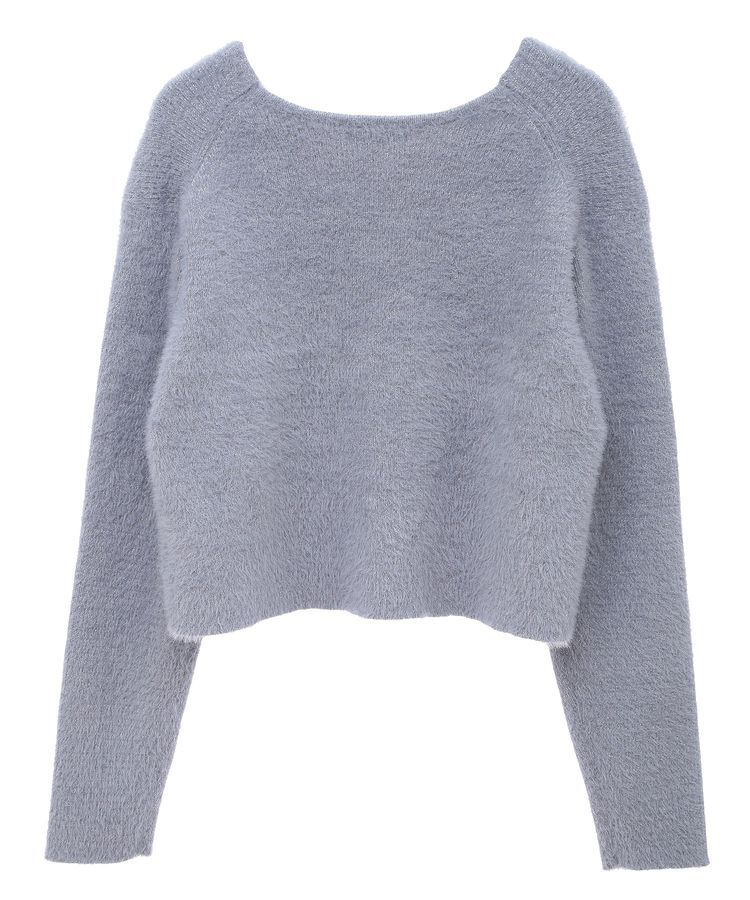 earth music&ecology「SET2点ラメフェザーカーディガン+インナー」|カーディガン|