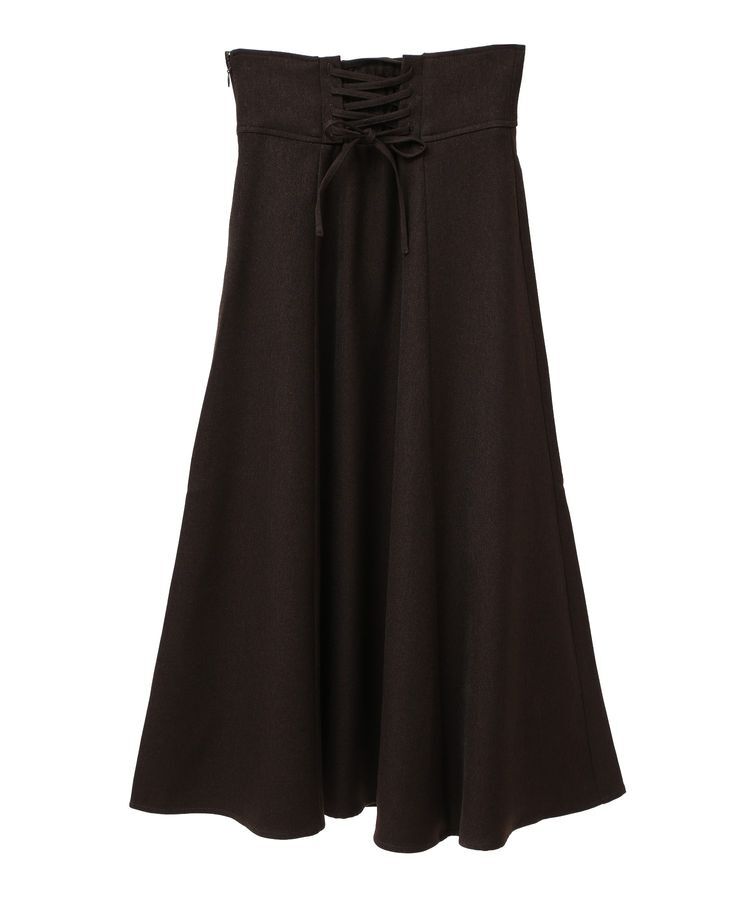 earth music&ecology「バックレースアップスカート」|フレア|