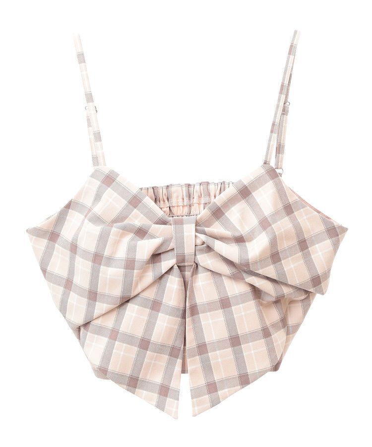 earth music&ecology「リボンドレープビスチェ」|ベスト・ジレ|