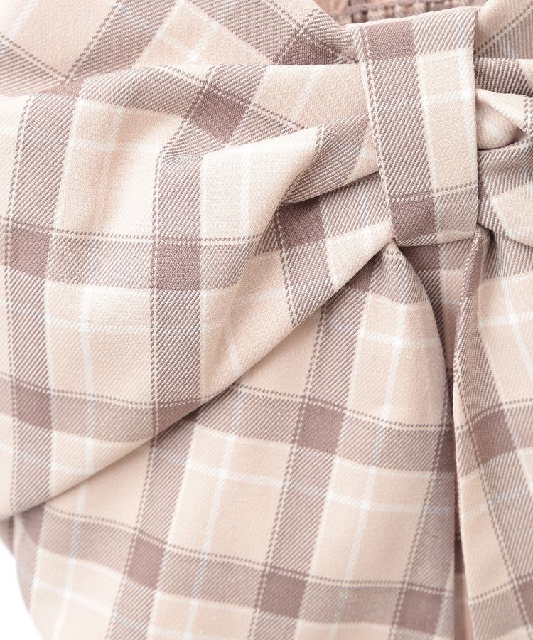 earth music&ecology「リボンドレープビスチェ」|ベスト・ジレ|