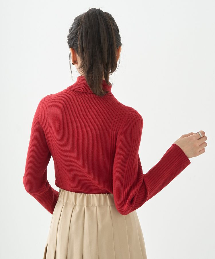 earth music&ecology「やわらかタッチタートルネックニットプルオーバー」|ニット・セーター|