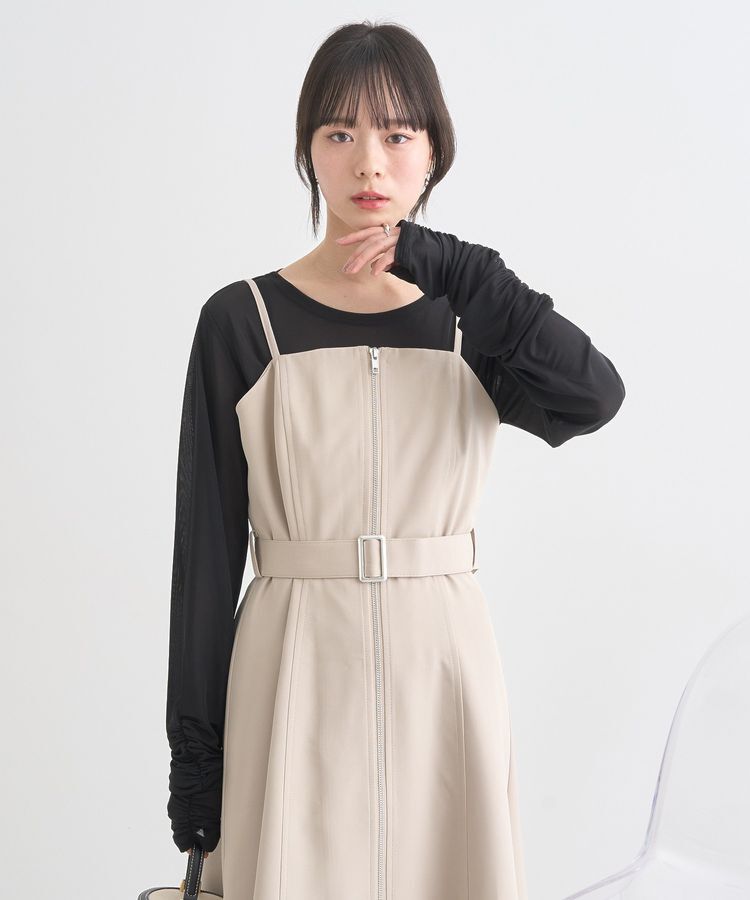 earth music&ecology「シャーリングスリーブシアープルオーバー」|Tシャツ・カットソー|