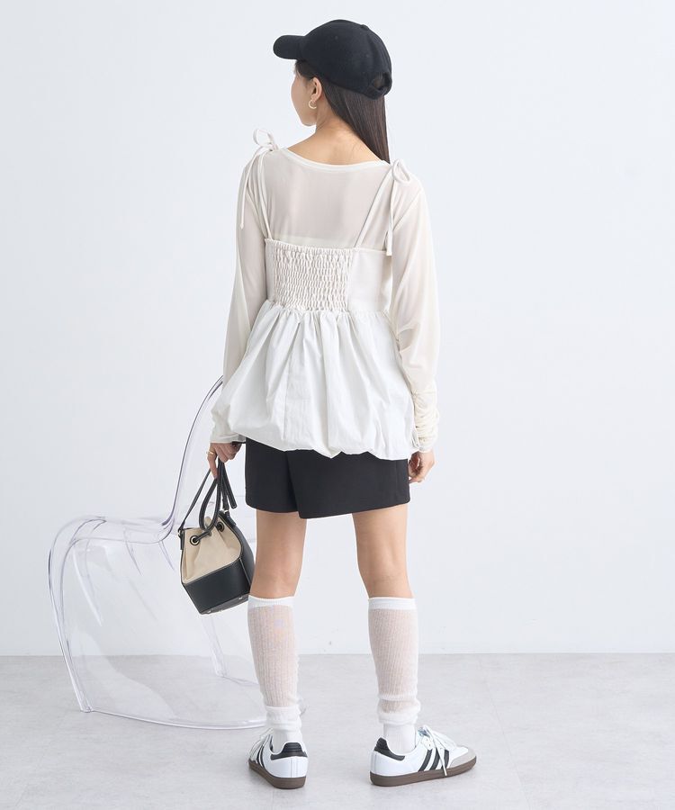 earth music&ecology「バルーンキャミチュニック」|チュニック|