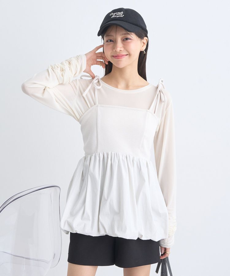 earth music&ecology「バルーンキャミチュニック」|チュニック|