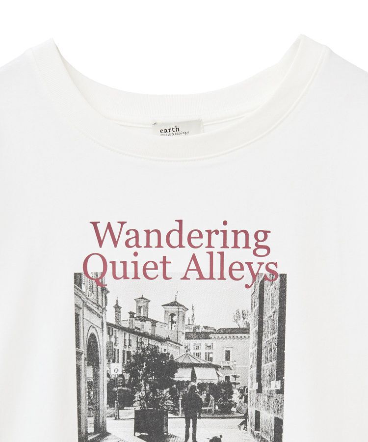 earth music&ecology「アソートプリントレギュラースリットTee」|Tシャツ・カットソー|
