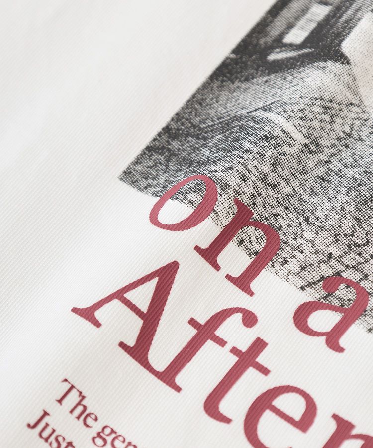 earth music&ecology「アソートプリントレギュラースリットTee」|Tシャツ・カットソー|