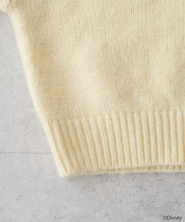 earth music&ecology「Disney/ミッキーコード刺繍ニットプルオーバー」|ニット・セーター|