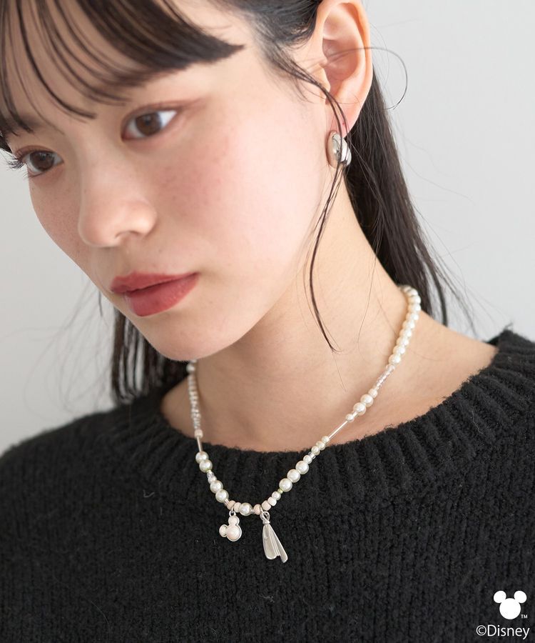 earth music&ecology「Disney/ミッキーモチーフビーズネックレス」|ネックレス|