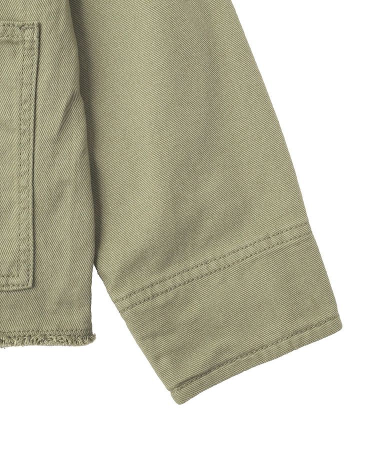 earth music&ecology「ノーカラーカバーオール」|テーラードジャケット|