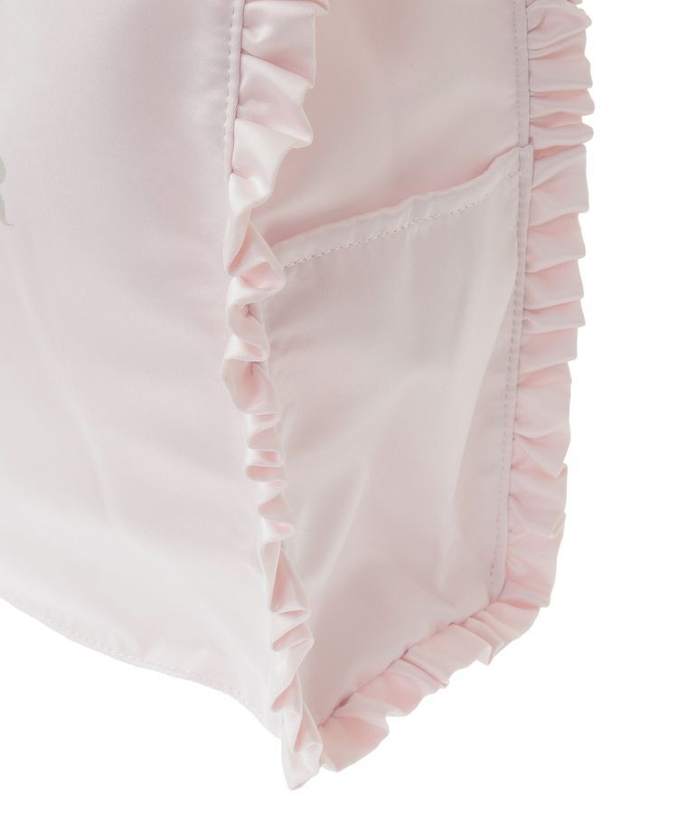 Maison de FLEUR「サテンフリルスクエアトートバッグ」|トートバッグ|