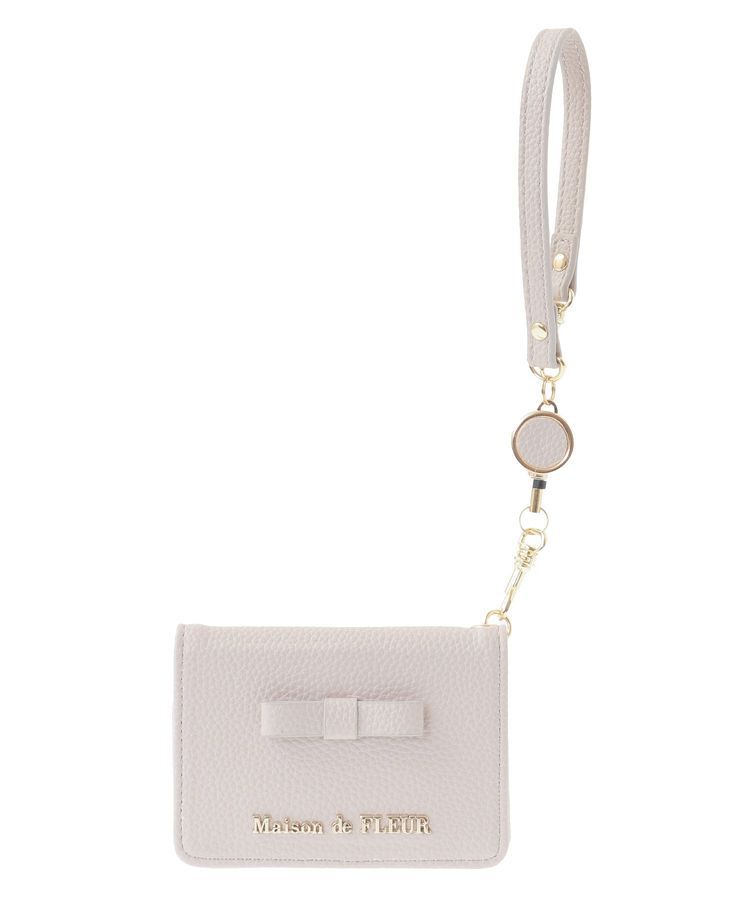 Maison de FLEUR「二つ折りリールパスケース」|財布|
