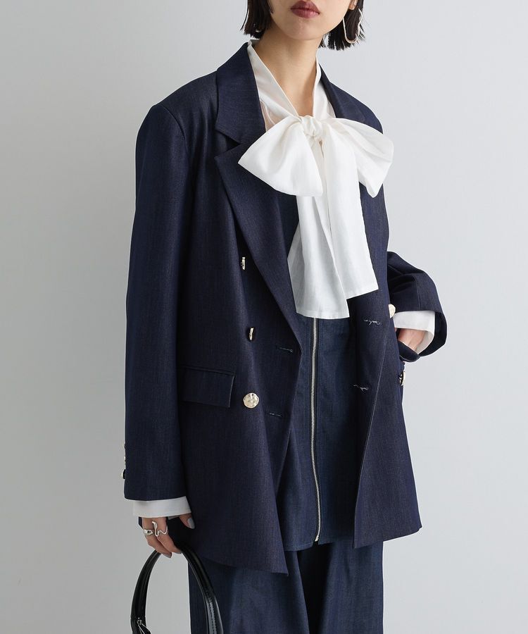 AnriettMusee「ダブルテーラードジャケット」|テーラードジャケット|