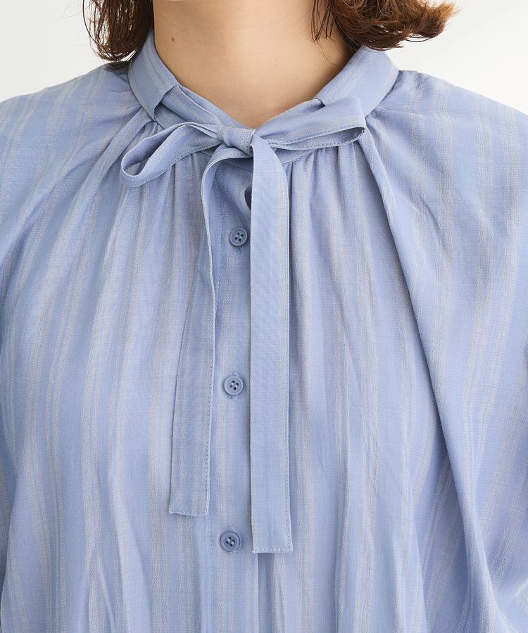 Green Parks「・ELENCARE DUE ボウタイフレンチブラウス」|シャツ・ブラウス|