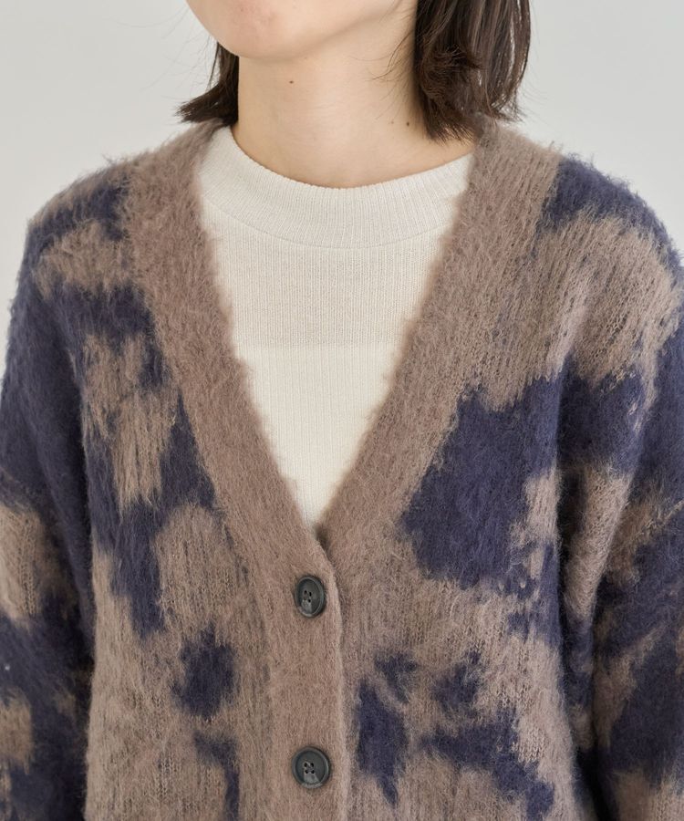 Green Parks「アニマル柄カーディガン」|カーディガン|