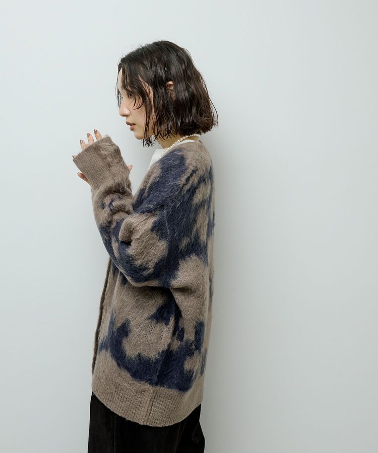 Green Parks「アニマル柄カーディガン」|カーディガン|