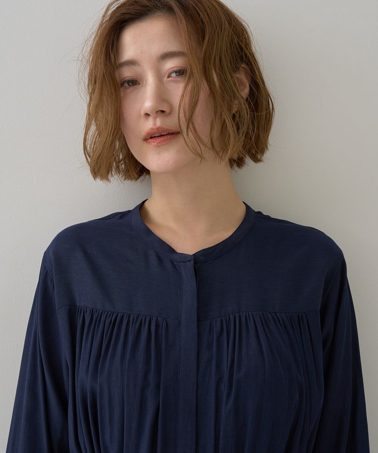 YECCA VECCA「ベルト付きギャザーワンピース」|ワンピース|