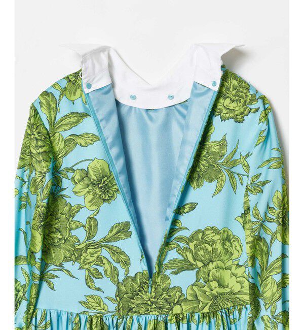 LOULOU WILLOUGHBY「【LOULOU WILLOUGHBY】RATTIフラワープリント衿付きワンピース」|ワンピース|