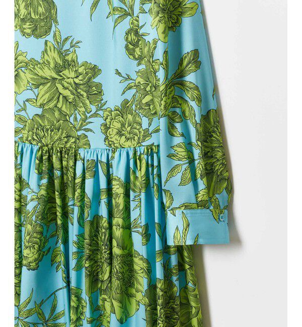 LOULOU WILLOUGHBY「【LOULOU WILLOUGHBY】RATTIフラワープリント衿付きワンピース」|ワンピース|