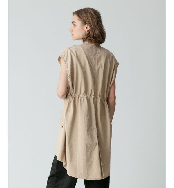 allureville「サファリノースリーブジレ」|ベスト・ジレ|