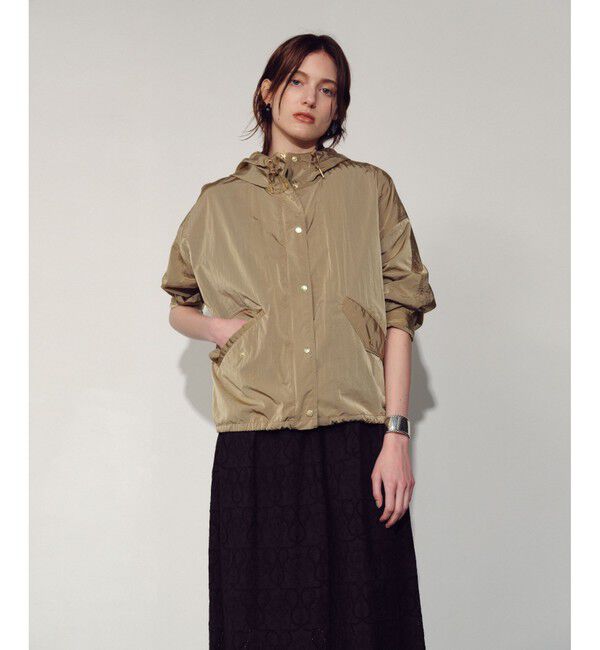 allureville「リモンタナイロンモッズブルゾン」|ブルゾン・スタジャン|ベージュ